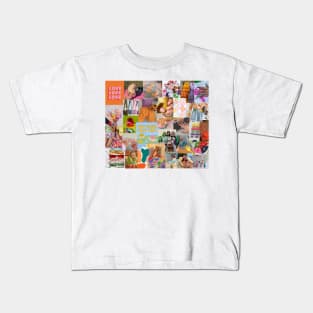 spring vibe collage Kids T-Shirt